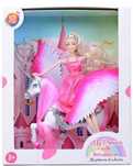 NOU! Set jucarie papusa printesa si unicorn