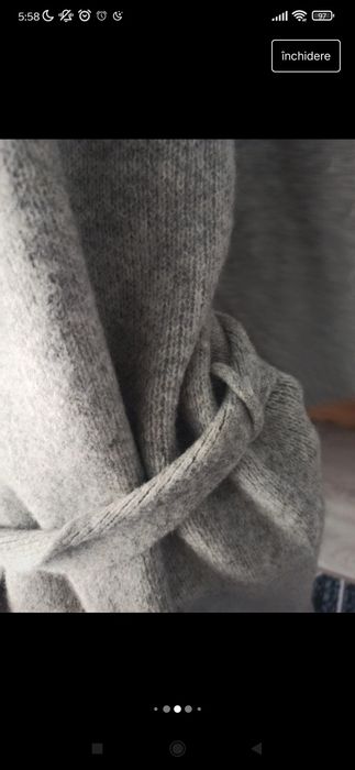 Cardigan lung Primark conținut de lana