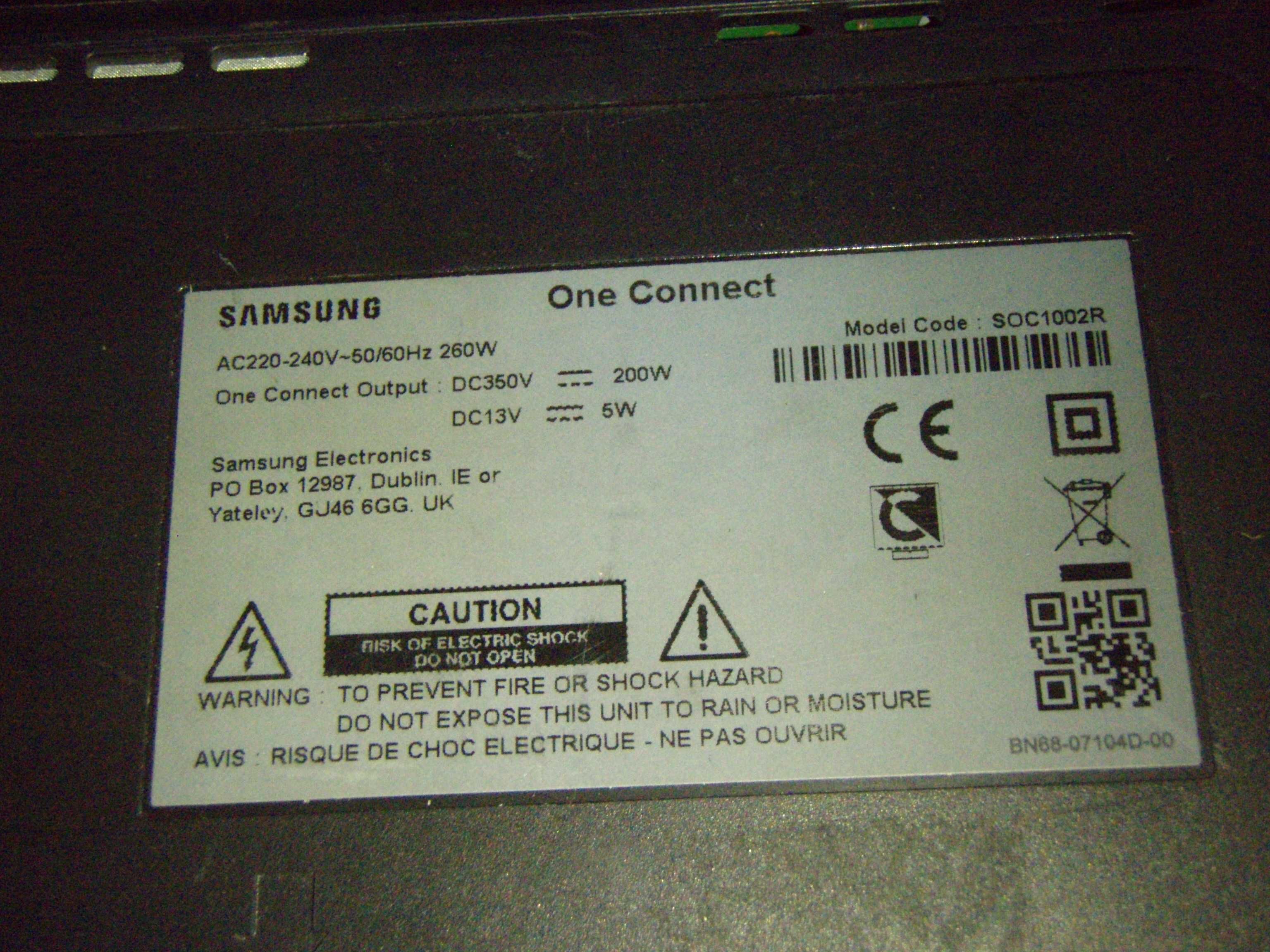 Hub TV Samsung One Connect SOC1002R BN68-07104D-00 fara cablu, netesta