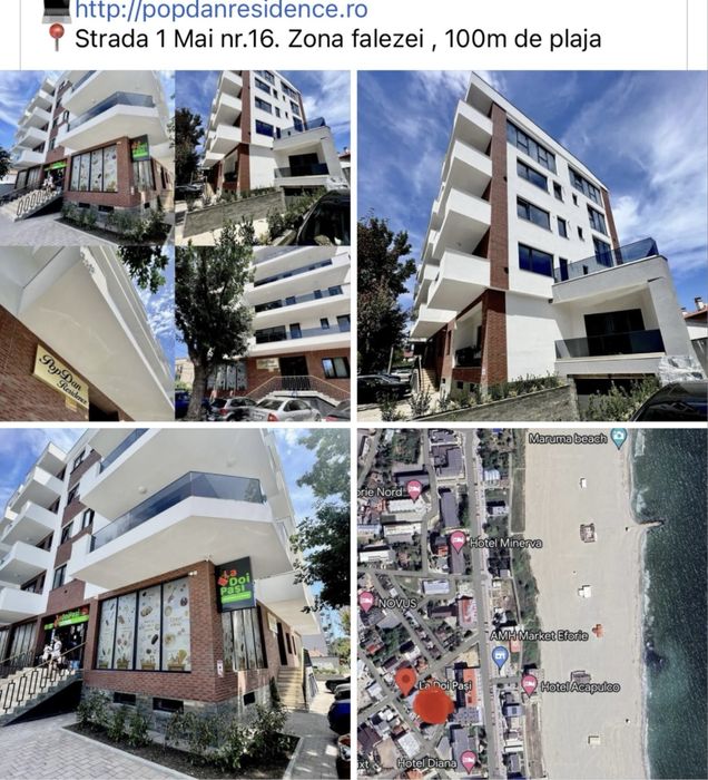 Apartament 2cam De inchiriat Eforie Nord Central