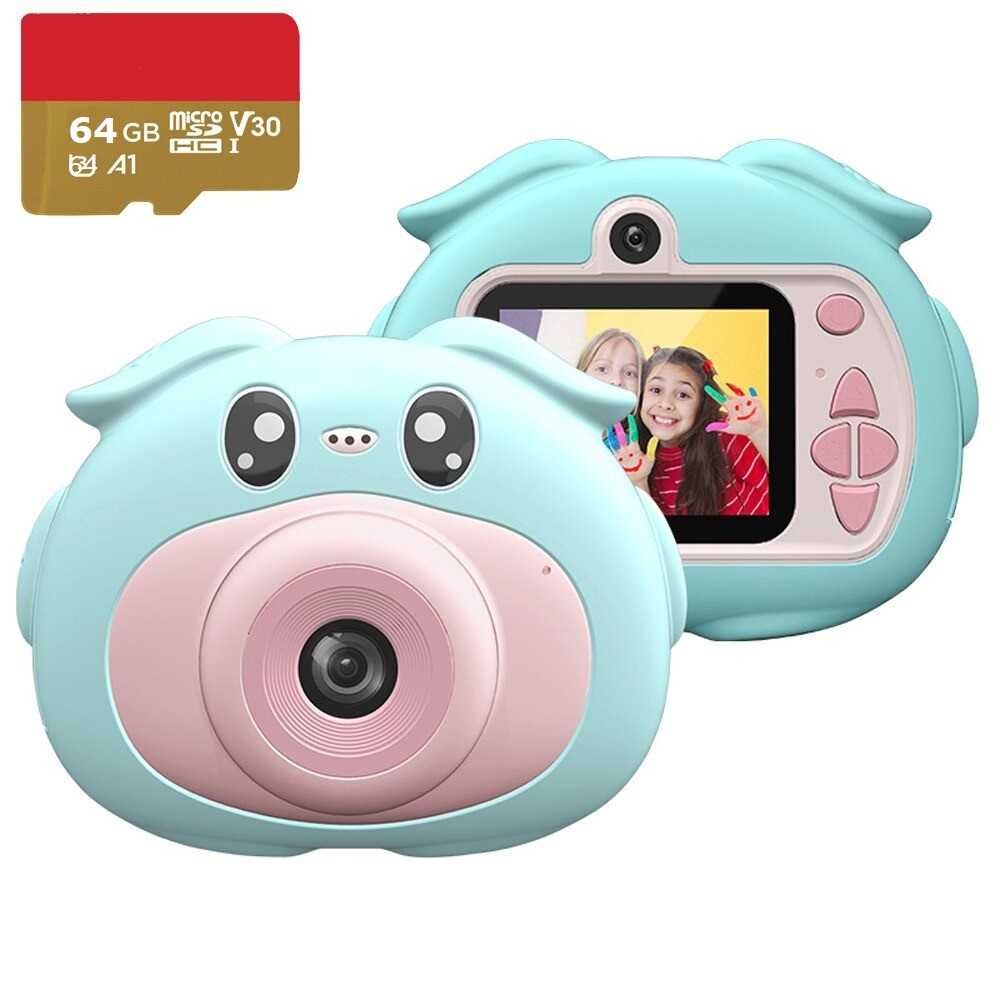 Дигитален детски фотоапарат STELS W320, 64GB SD карта, Игри, Камера