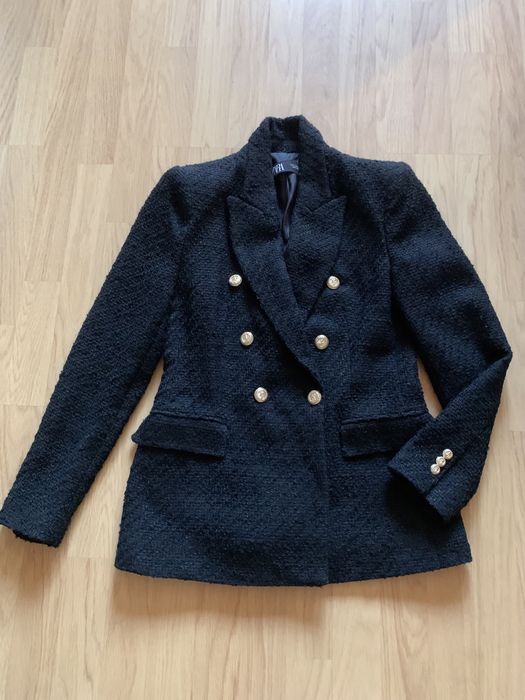 Zara sacou tweed- marimea s