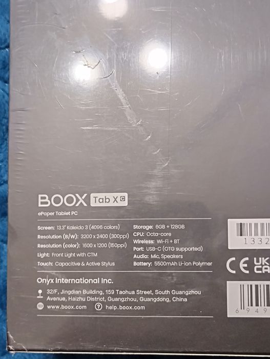 Boox Tab X 6Gb/ 128 GB