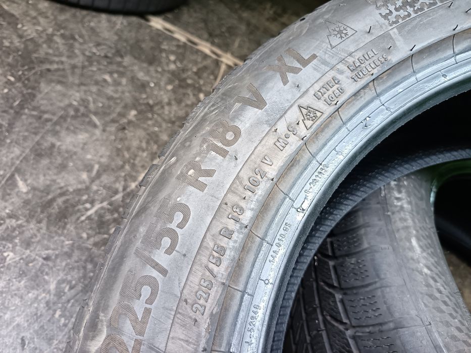 Anvelope MS iarna 225 55 18 continental 2023 6.5mm