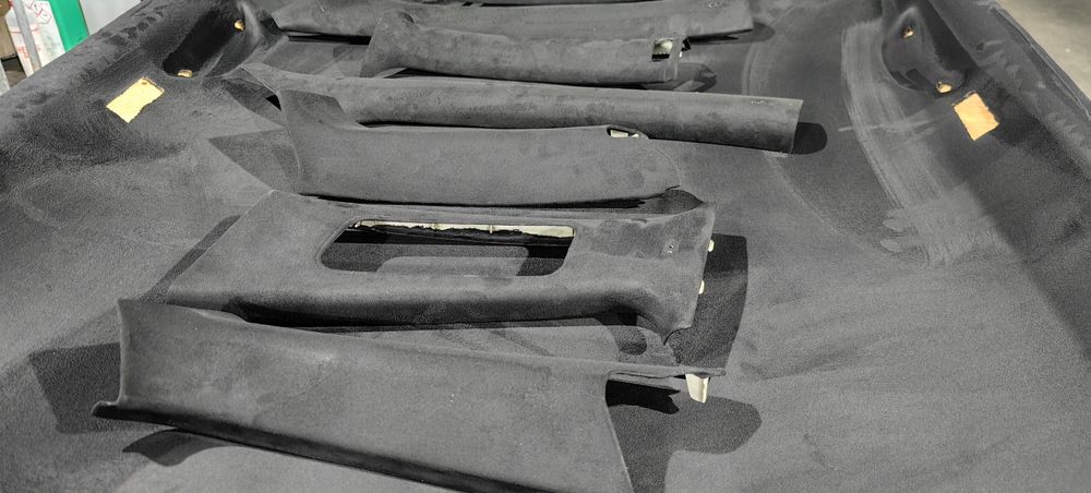 Таван и колонки пасат 5.5 комби черна алкантара