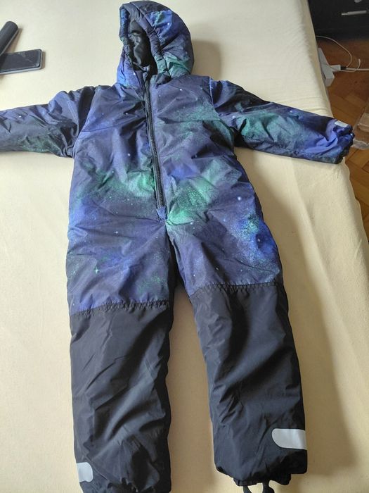 Combinezon baiat de iarna și ghete