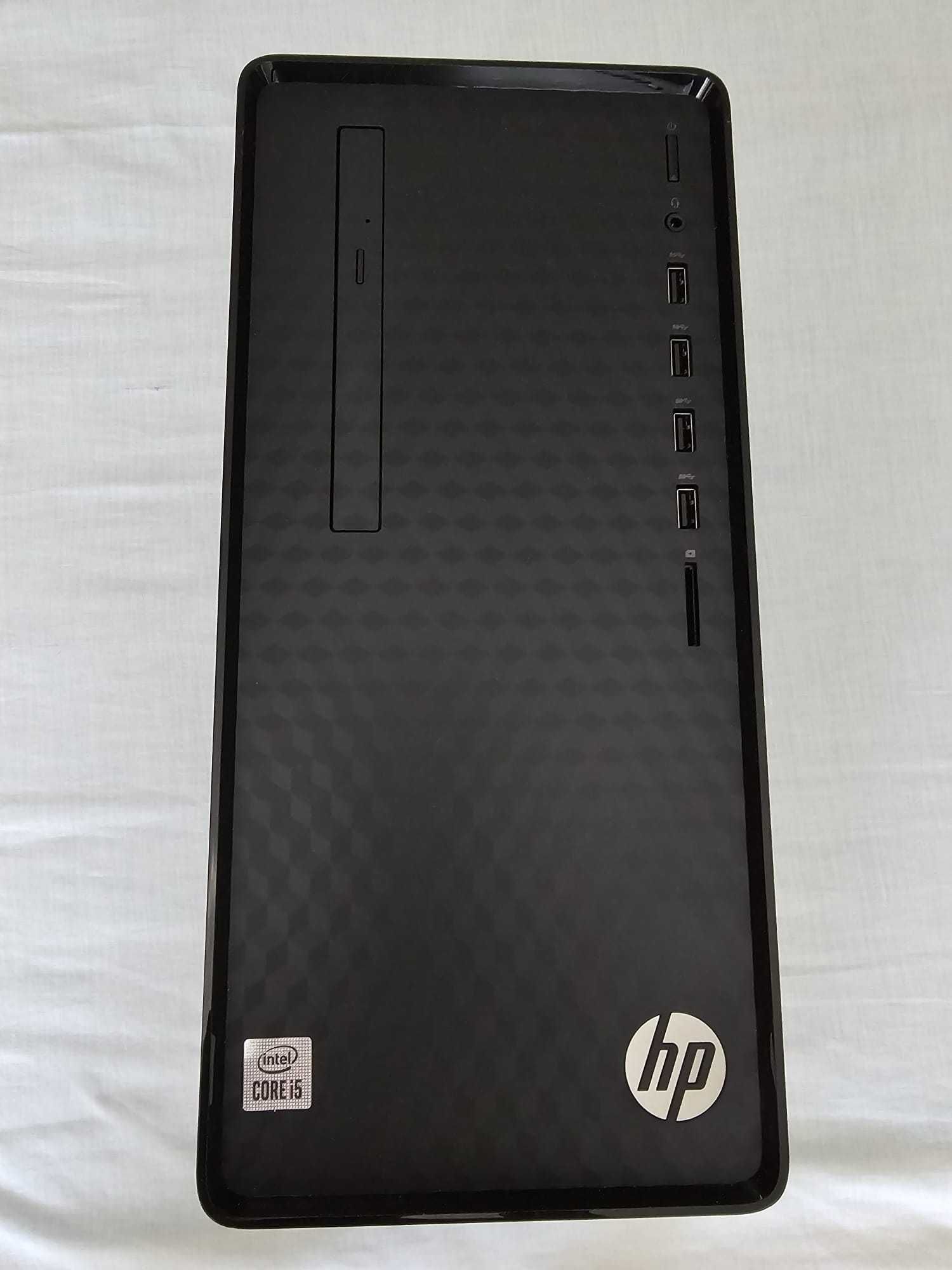 Pachet desktop HP TPC-F123-MT, Intel i5 si monitor Hp, 54 cm, sigilat