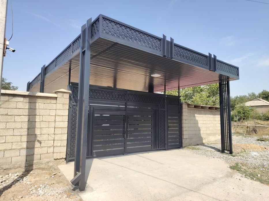 Сварочный работы навес варота