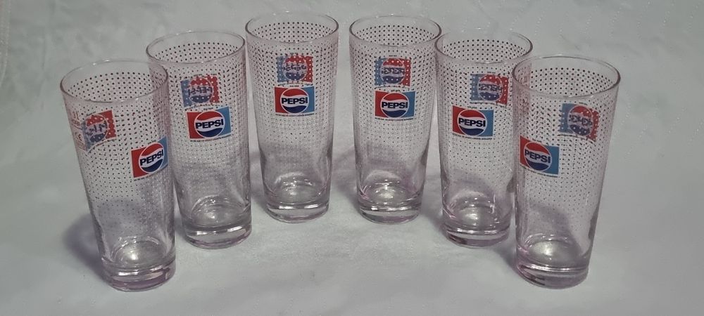 Set 6 pahare de colectie Pepsi