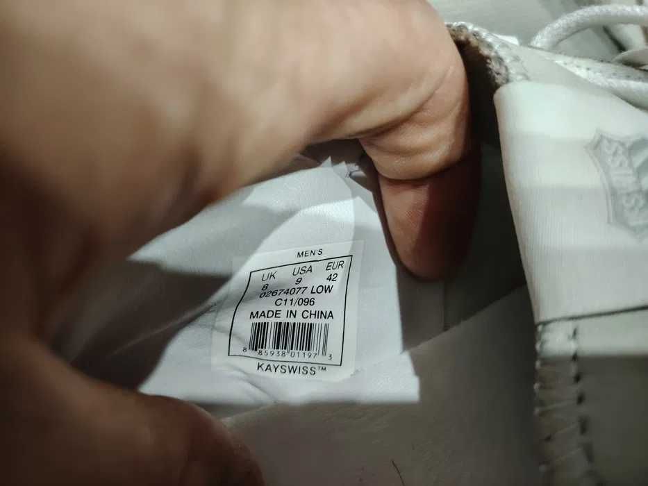 Mocasini K-Swiss Original Piele naturala Noi Neutilizat 42