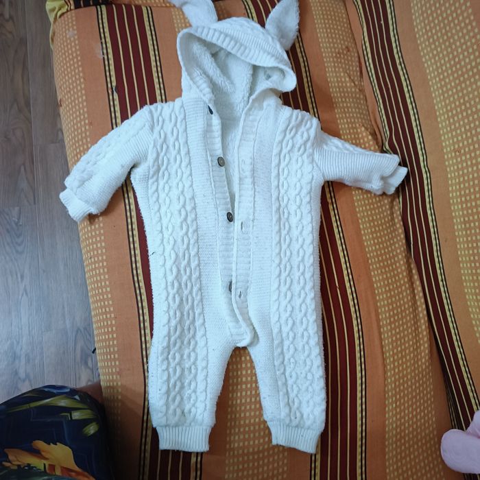 Утеплённый комбинезон Зайка