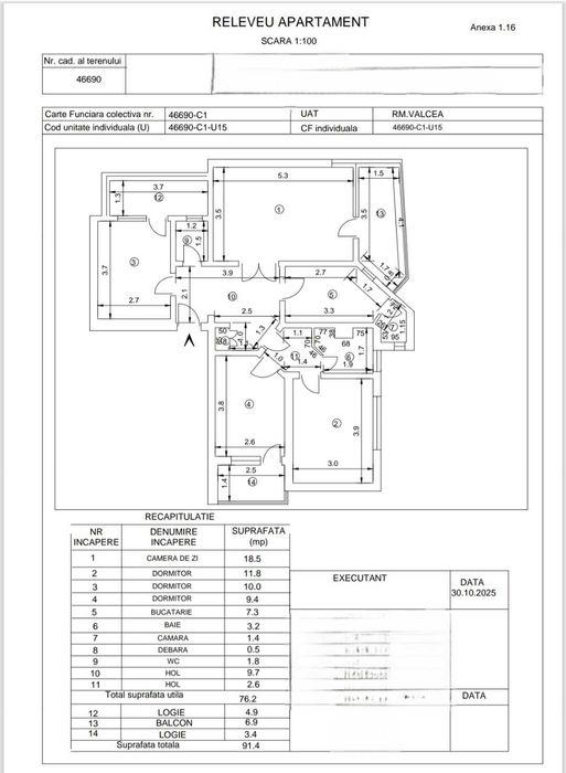 Apartament cu 4 camere,  cu centrală, etaj 1 ultracentral .