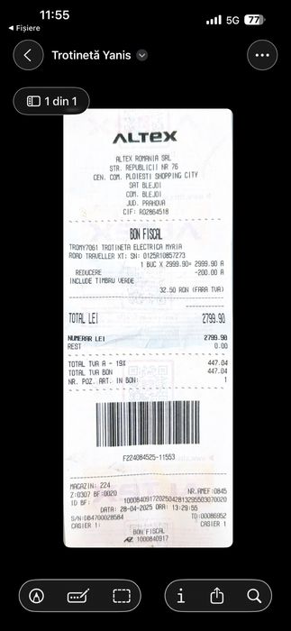 Trotineta Myria Road traveller XT