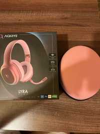 Casti gaming Aqirys Lyra Pink wireless noi nefolosite