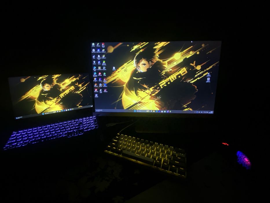 монитор, клавиатура