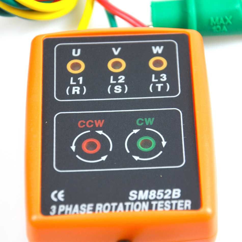 Уред за измерване на фазовата последователност с LED индикатор