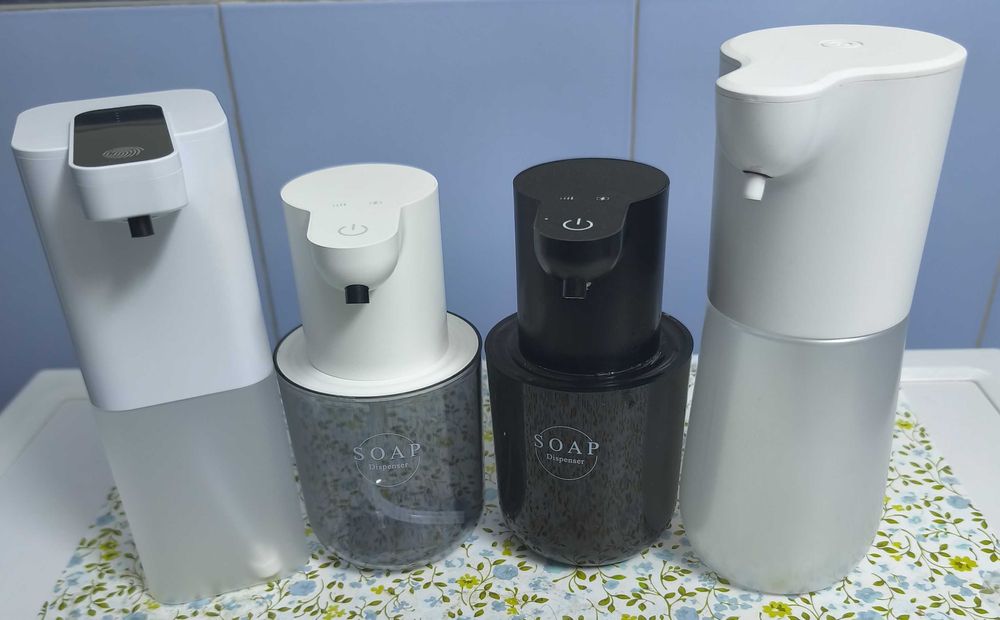 Dispenser de sapun spuma/lichid, automat, senzor, reincarcabil, IPX5