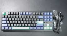 Tastatura wireless AULA F87 Pro switch Ash Wood Switch V4