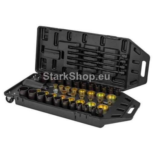 Хидравличен К-т за Монтаж и Демонтаж на Шарнири Втулки Лагери 49 части