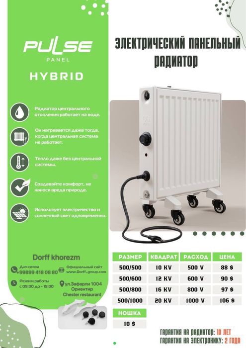 Электрический Панельный Радиатор