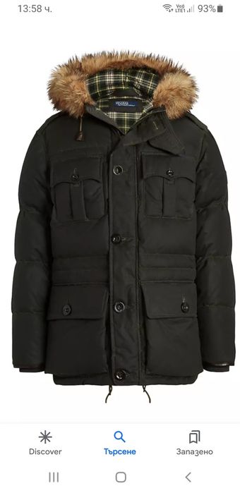 POLO Ralph Lauren Himal Down Wax Parka  M НОВО ОРИГИНАЛ! Мъжко пух яке