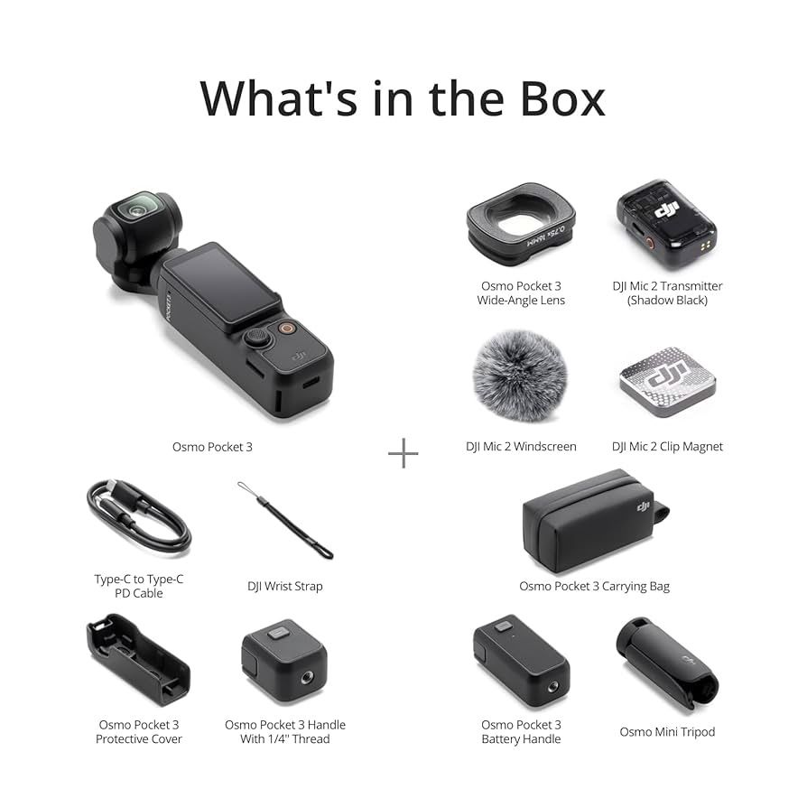 Новый Dji Osmo Pocket 3 Creator Combo • Экшн-камера •