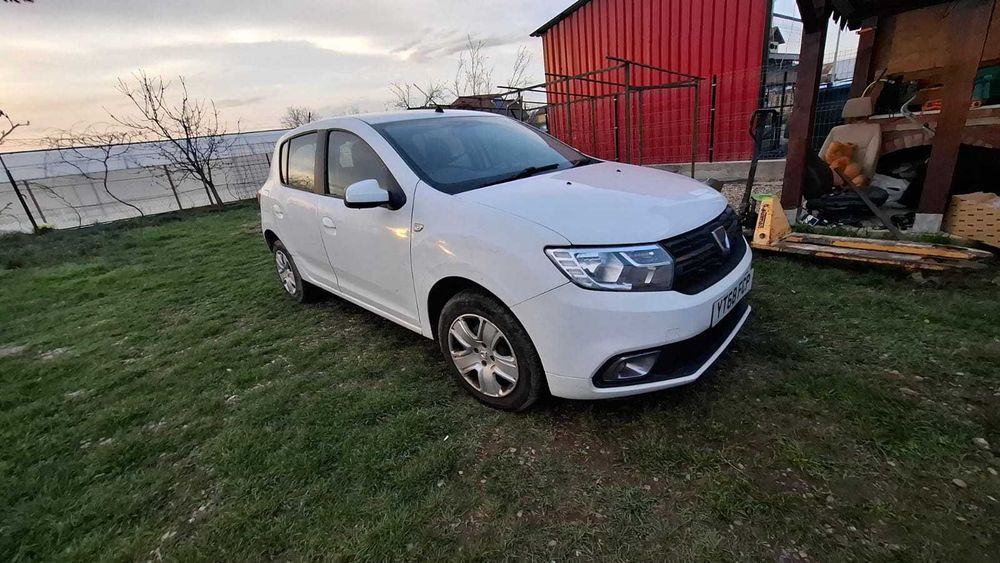 Usa dreapta fata Logan 2 alba + roata rezerva  piese dezmembrari