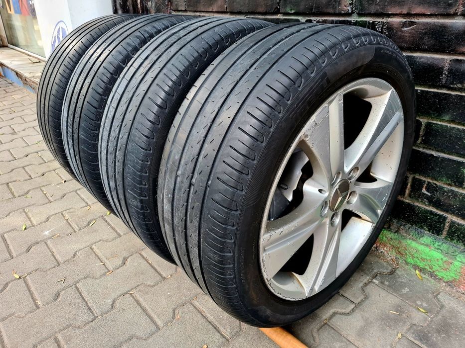 Джанти с гуми 245 45 18 цола за mercedes 5x112 C E S w212 w211 w220