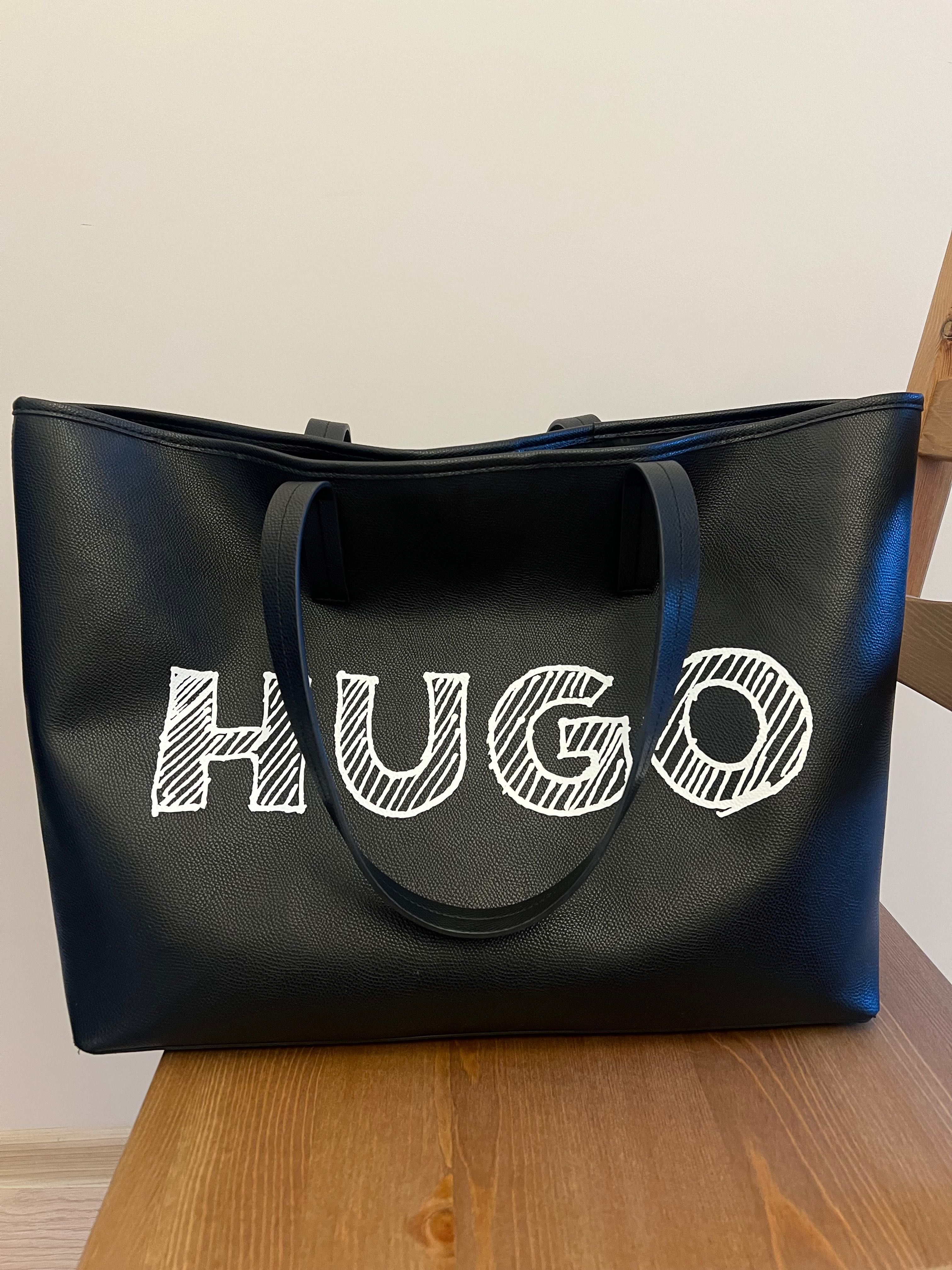 Чанта HUGO голяма + малка вътрешна чанта