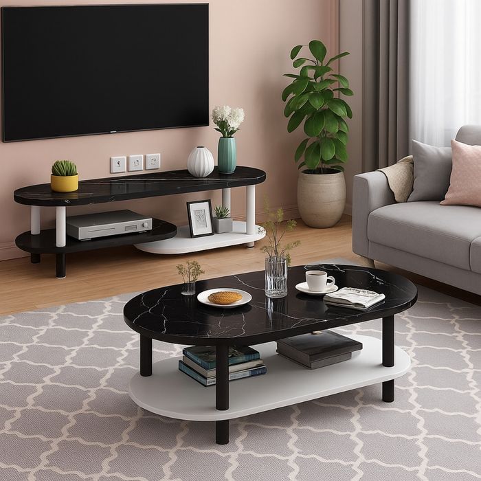 Под ТВ комплект с журнальным столиком