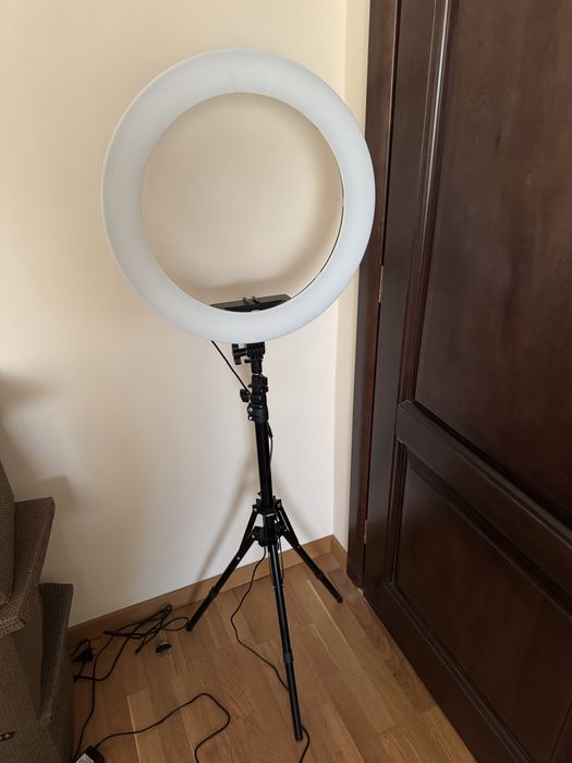 Lampa make-up, de facut poze cu reflector mare 60 cm