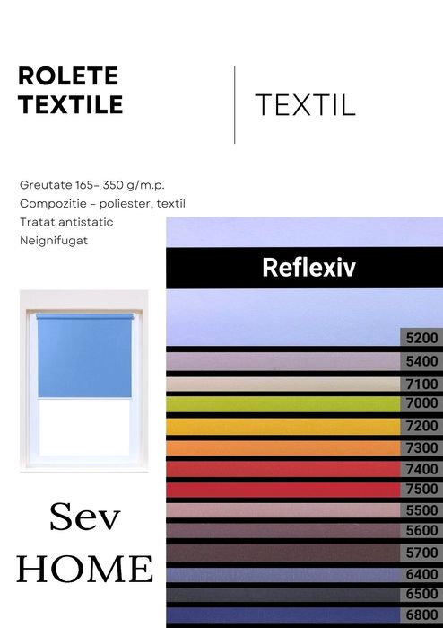 Rolete textile simple București