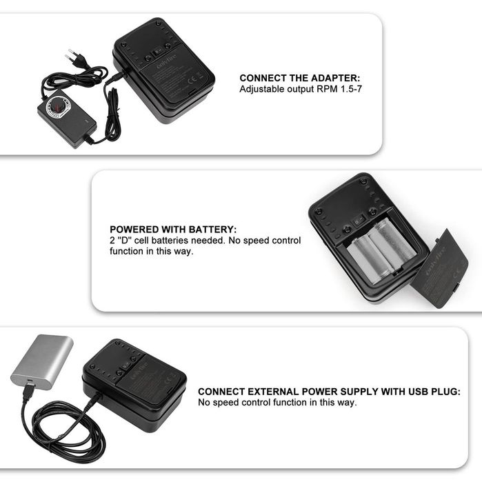 Motor pentru rotisor Only Fire, reglabil, DC 12V/300 mA