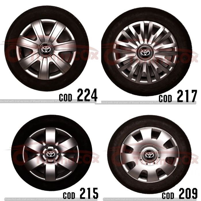 capace roti toyota  r14  la set de 4 buc ,capace janata aliaj