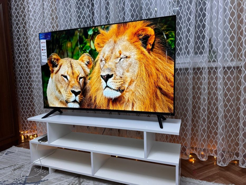Новый smart tv с голосовым управлением большой экран 127 см