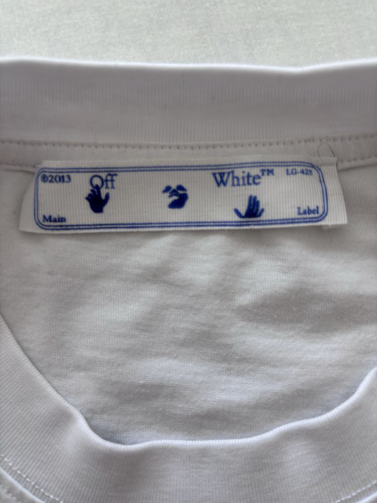 Тениска OFF-WHITE Blue Marker S/S Over Tee