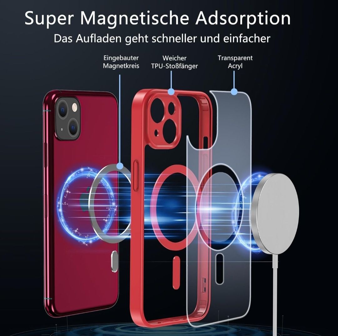Husă magnetică BESINPO pentru iPhone 13 de 6,1 inch