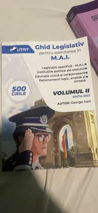 Gramatica limbii române volumul 1 și 2 și ghid legislativ admitere MAI