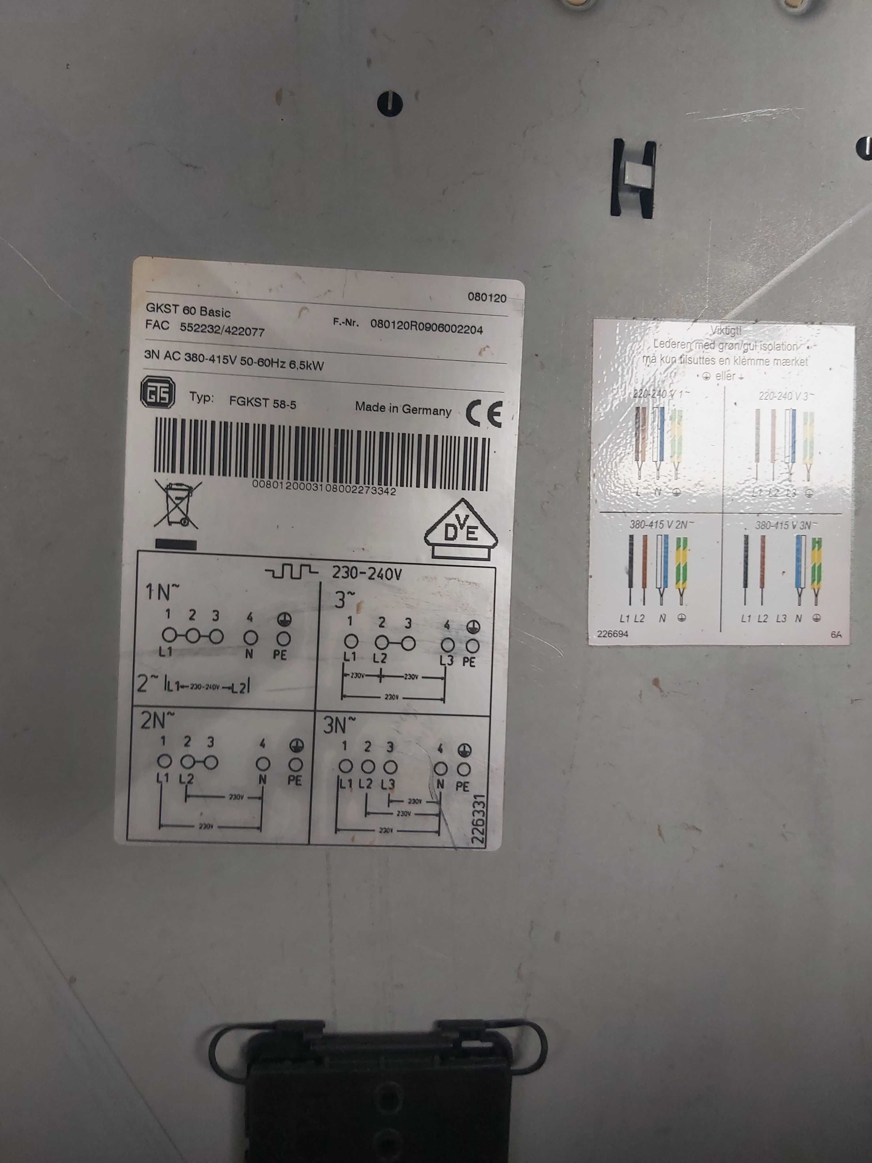 Plită electrică inducție