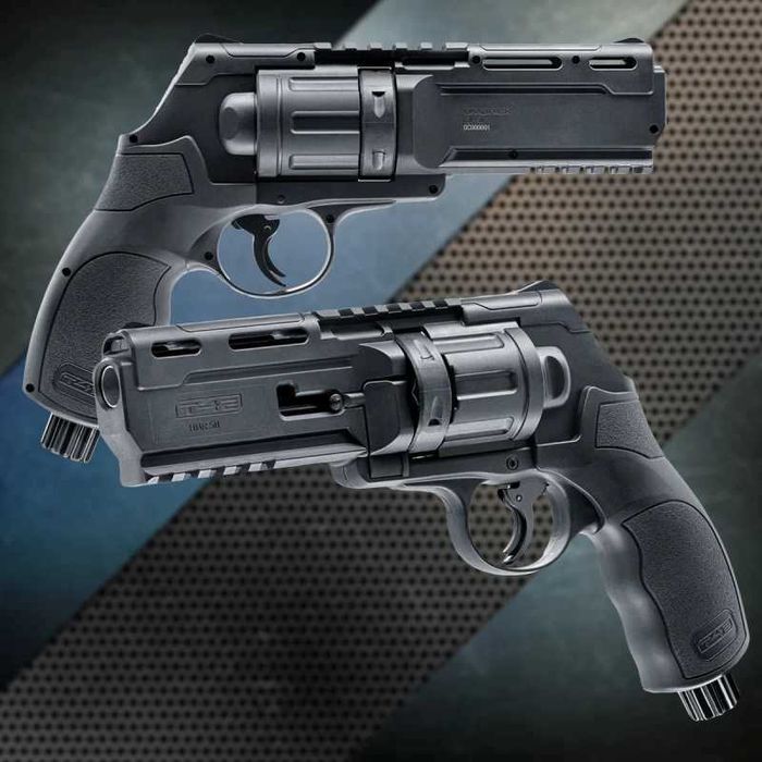 Pistol ~BILE CAUCIUC 200 M/s~ AUTOMATIC cu aer comprimat Airsoft Co2