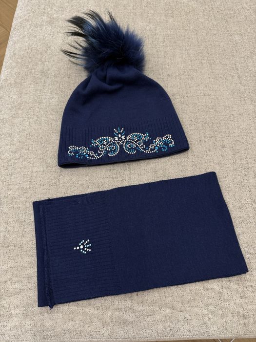 Комплект Шапка + Шарф для девочек