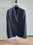 Costum Seroussi negru barbatesc (sacou + vesta + pantaloni)