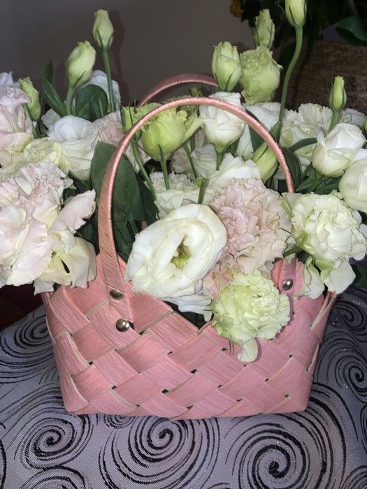 букет в сумке