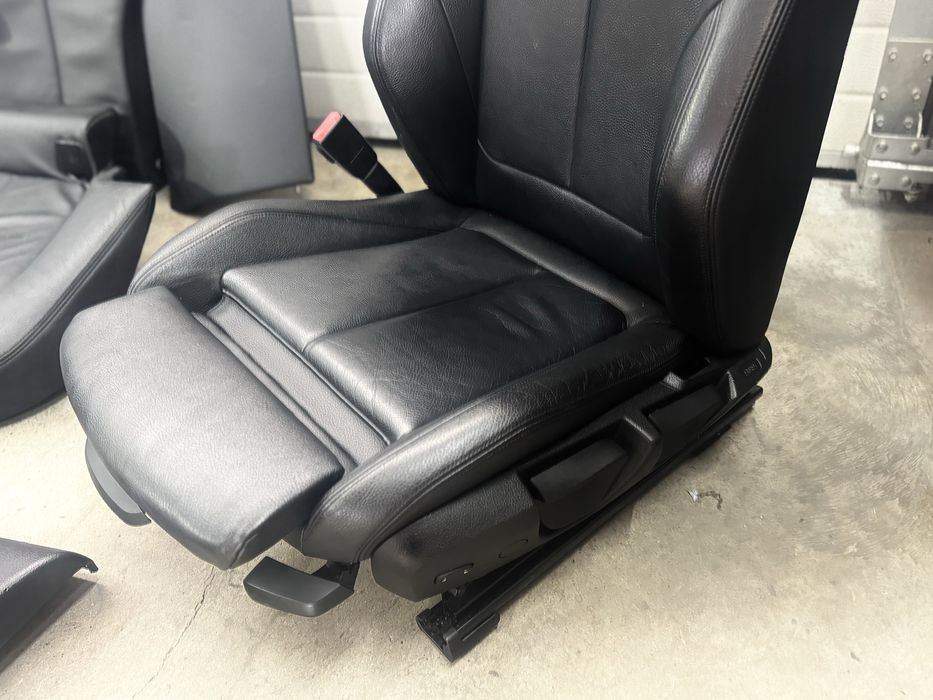 Перфектен рекаро салон черна кожа за BMW F31
