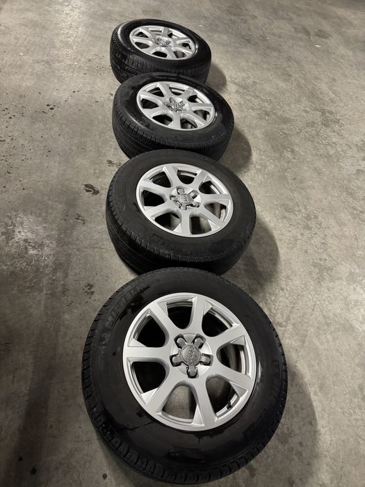 Jante Aliaj, cauciucuri 235/65/R17 Audi A4 A5 A6 A7 Q3 Q5 5x112 8jet39
