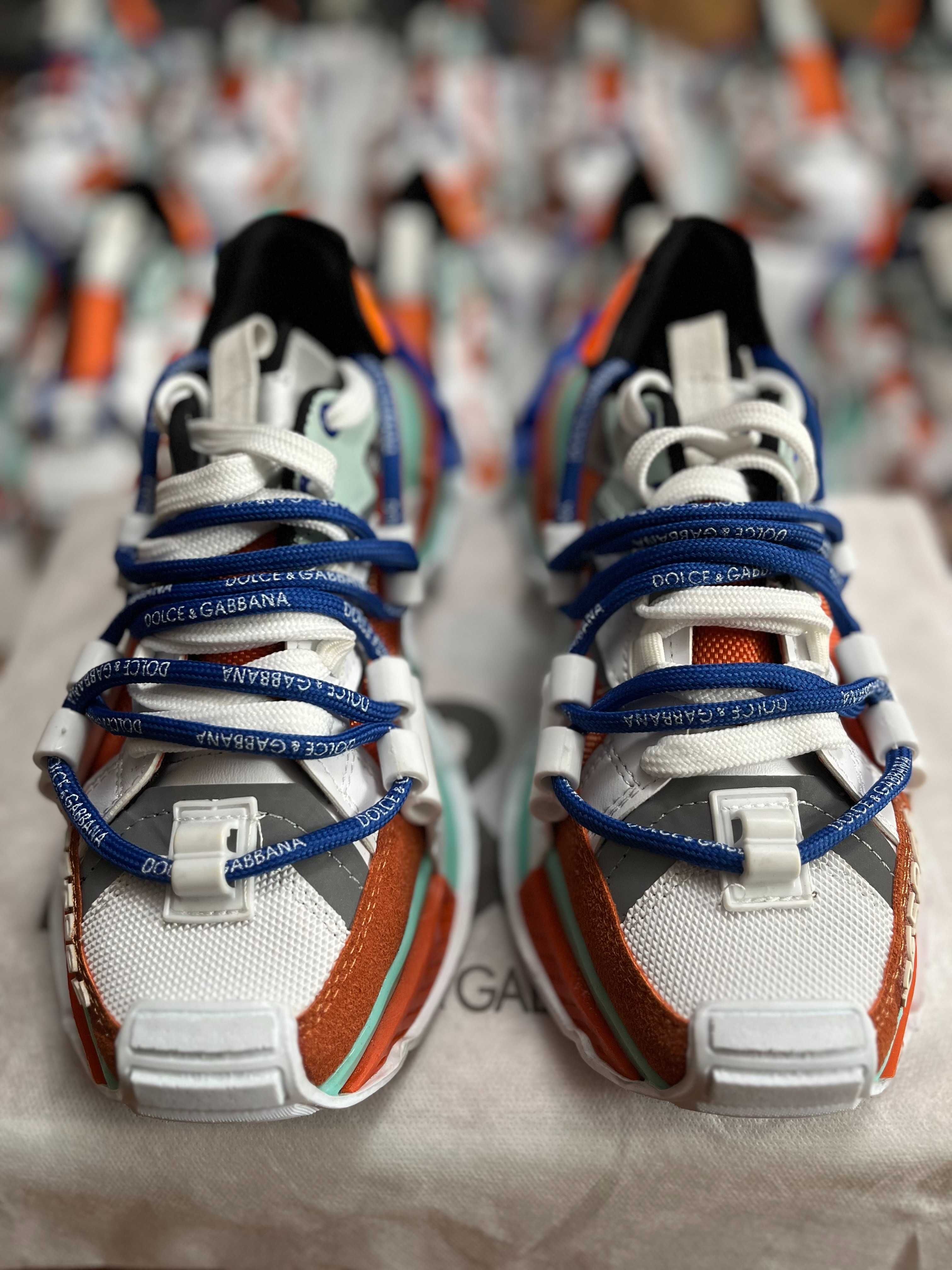 Adidasi/sneakers barbati Dolce&Gabbana Space Multicolor D&G Top Model