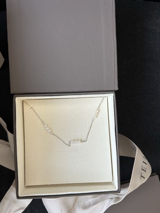 Teilor - Bratara aur alb cu perle