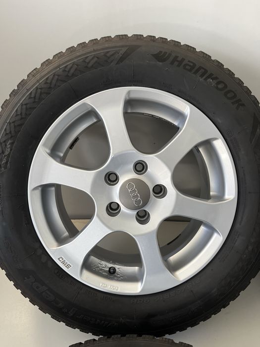 Джанти 16 цола 5х112 за Ауди Кю3 и А6 Олроуд със зимни гуми 215/65/16