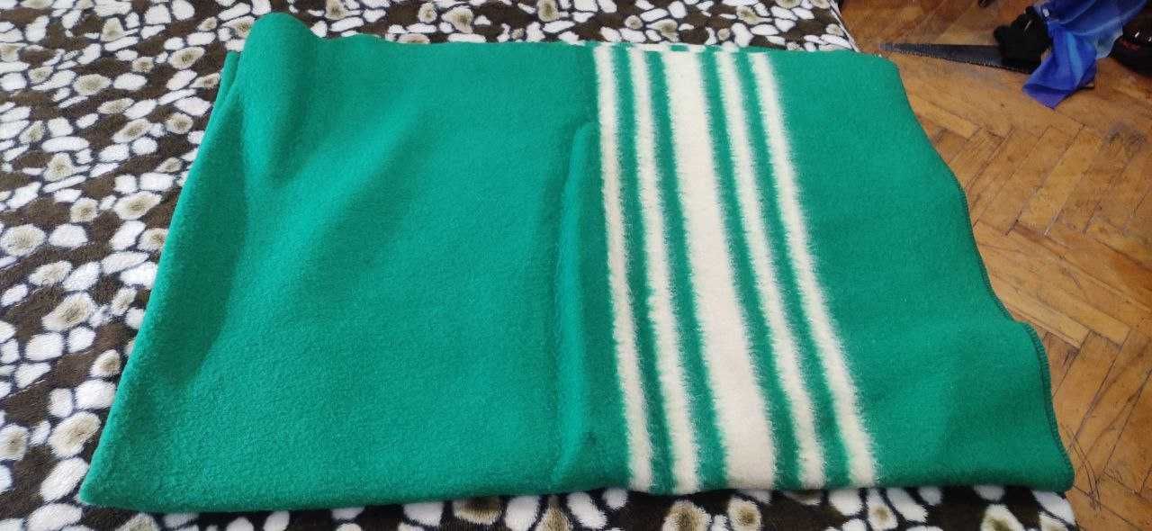 Одеяло шерстяное новое