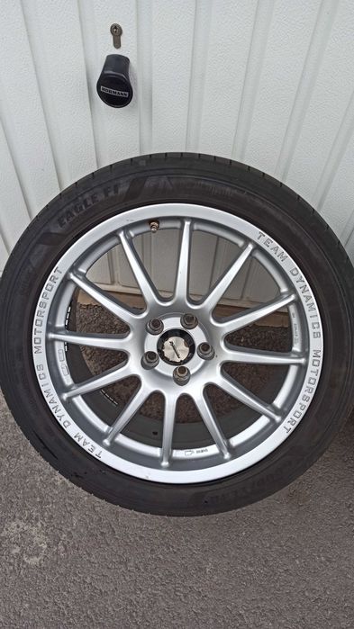 Джанти Team Dynamics pro 1.2 17x7J ET38 5x100 + Goodyear Eagle f1 asym